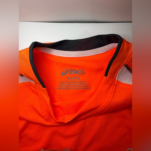 Asics Mens Runaround Muscle Tank Top Medium  & Large Orange - Picture 4 of 11